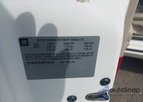 2008 Chevrolet Impala Super Sport z USA, uszkodzony, nr VIN 2G1WD58C489130142